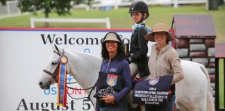 Natalie Jayne and Blueberry Hill Small Pony Champions at USEF Pony Finals