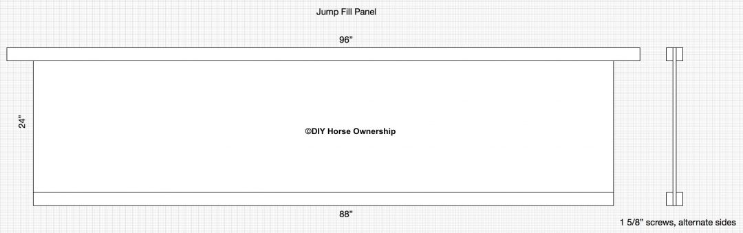 Jump Line Panel Equestrian DIY: How to Make Horse Jump Panels - The Plaid Horse Magazine