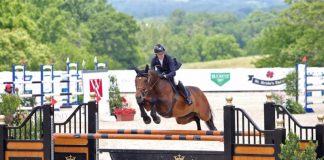 Brianne Goutal-Marteau and Fineman Blaze to Victory in $35,000 Upperville Speed Stakes