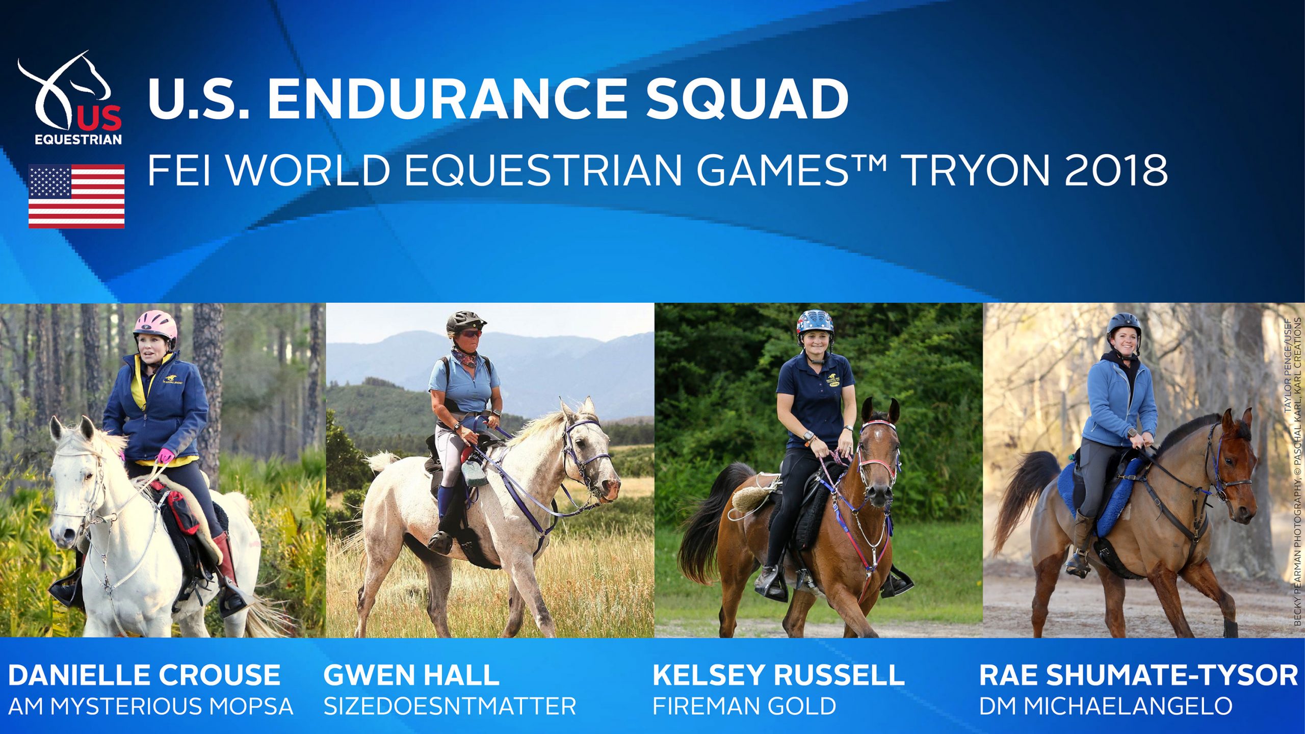 US Equestrian Names U.S. Endurance Squad for FEI World Equestrian Games