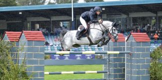Laura Kraut and Cherry Knoll Farm’s Greatfull Top Hickstead’s The Old Lodge International 7- and 8-Year-Old Championship