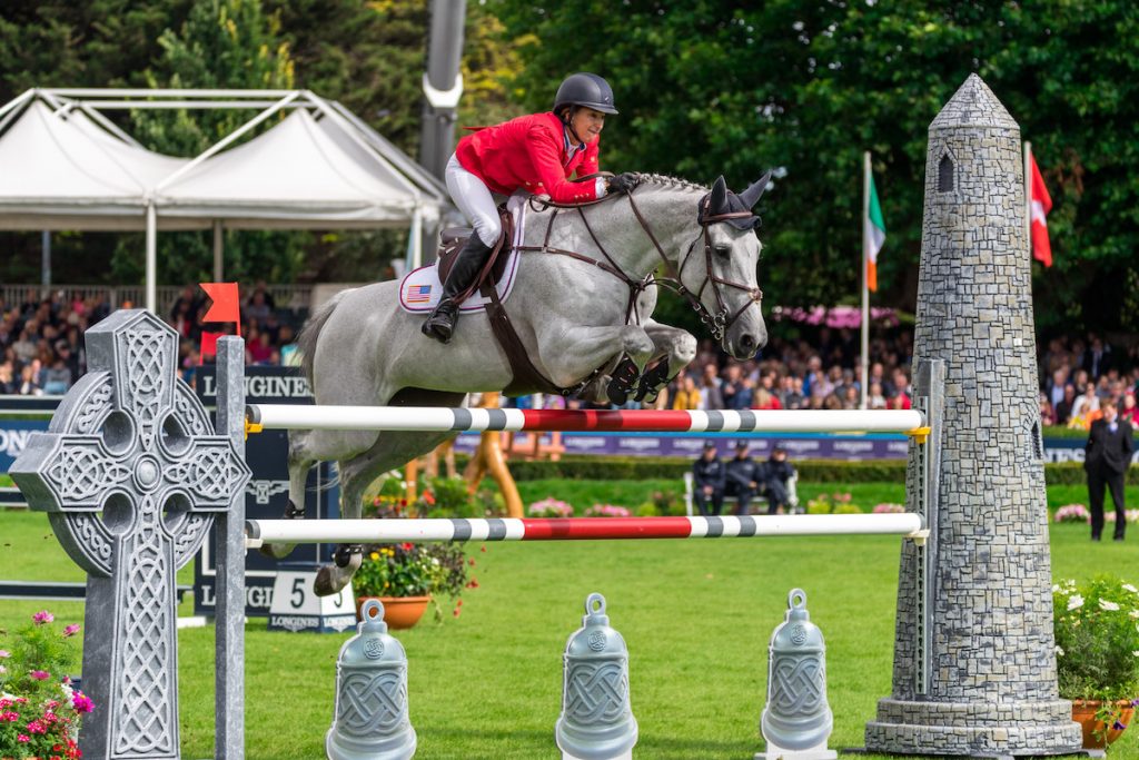 Laura Kraut Jumps Double Clear For the NetJets® U.S. Jumping Team in
