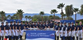 Participants of USHJA Gold Star Clinic – West Learn From Experts in the Sport
