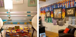 Real Ribbon Displays to Get Inspiration for Showcasing Ribbons in Your Home