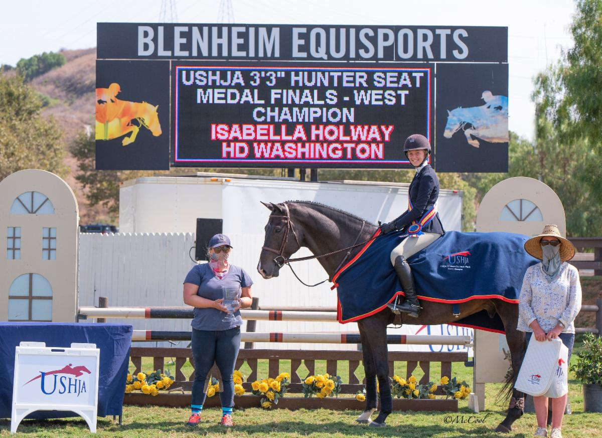 Isabella Holway Tops Inaugural 2020 USHJA 3'3" Hunter Seat Medal Final