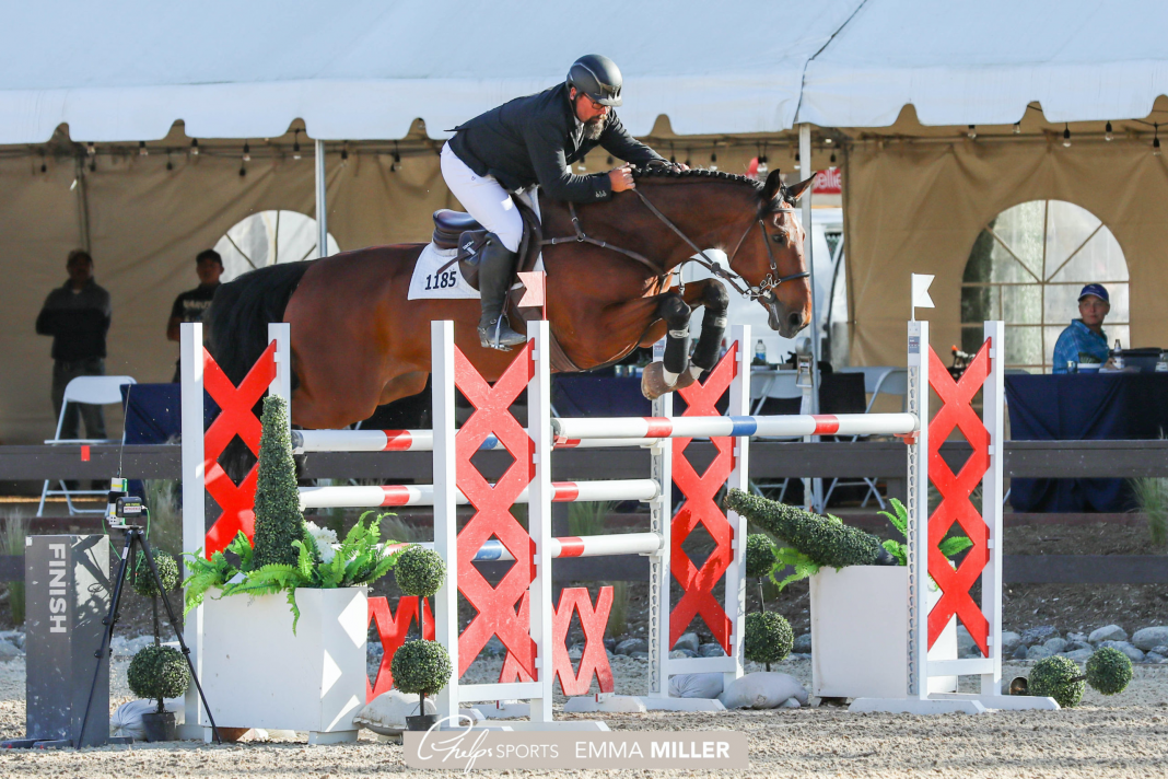 Guy Thomas Races to the Winner’s Circle in 10,000 CWD 1.40m Speed