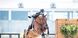 Victoria Colvin Claims Second Consecutive Hunter Derby Win at TIEC
