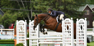Amanda Steege and LaFitte De Muze Win $15,000 USHJA International Hunter Derby to Close 2021 Lake Placid Horse Shows