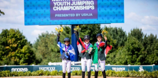 Jimena Carrillo Watanabe and Mia Albelo Top Children and Pre-Junior Individual Final at Gotham North FEI North American Youth Jumping Championships, presented by USHJA