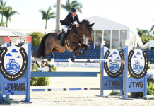 Santiago Lambre Bookends $25,000 ProElite Grand Prix Podium with Easy Girl & Comtess 202