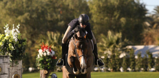 Katie Taylor-Davidson and L’Con Reyes Lead the Way to Win $50,000 Butet USHJA International Hunter Derby at Desert Circuit IV