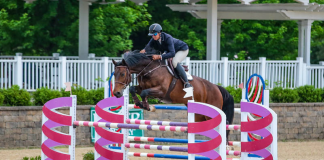 Shannon Hicks and Chada Showcase New Partnership in $10,000 HITS 1.40m Open Jumper Prix