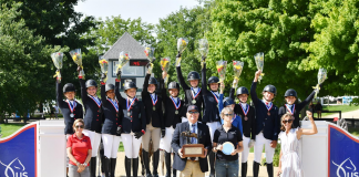 Zone 3 Earns Gold in USEF Pony Jumper Team National Championship at 2022 USEF Pony Finals