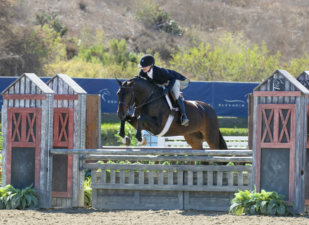 Halie Robinson and Kingston Reign in the 10,000 Blenheim EquiSports