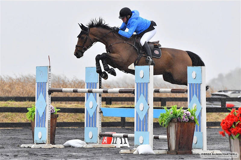 Melissa Strawser and Darwin De Mars Master 20,000 HITS Open Prix at