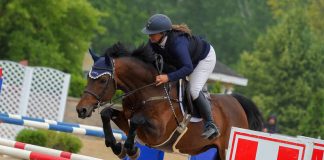 Sovereign and Lisa Goldman-Smolen Lock In $50,000 Finish Line Grand Prix Win at HITS Chicago