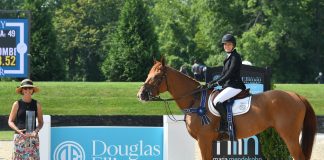 Sarah Segal Sails to the Win With Boreale de Fondcombe in the $116,050 Douglas Elliman CSI3* Grand Prix