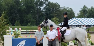 Katie Dinan Dominates $40,000 Go Rentals CSI3* Winning Round at HITS Hudson Valley With a One-Two Finish