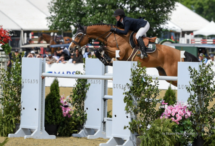 Cathleen Driscoll and Arome (owned by Plain Bay Farm)
