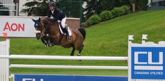 Zero K and Darragh Kenny (IRL) Jump to Victory in the Canadian Utilities 1.55 m