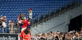 Myla and Kent Farrington Take Turkish Airlines-Prize of Europe Under the Lights at CHIO Aachen