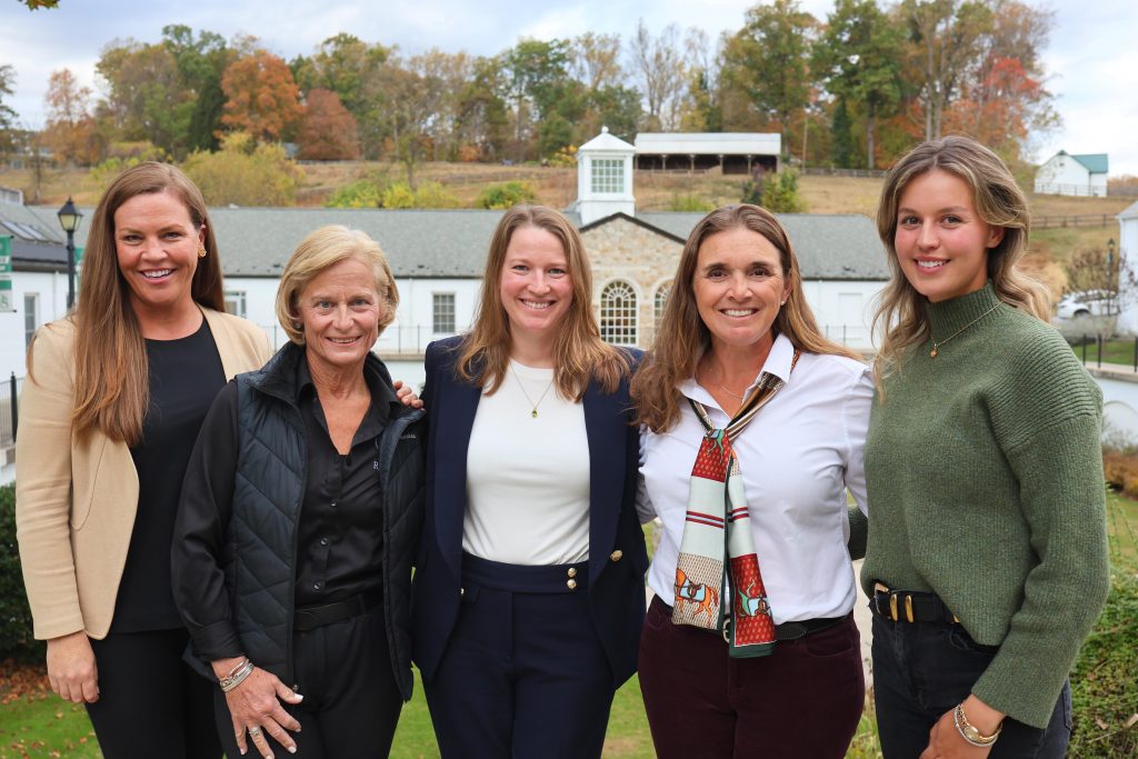 Plaidcast in Person Oldfields School Anne Litz, Amy Phillips, Gabrielle Bernier Michelle Goodrich
