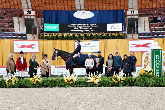 Plaidcast in Person Pennsylvania National Horse Show Danielle Torano Jimmy Torano