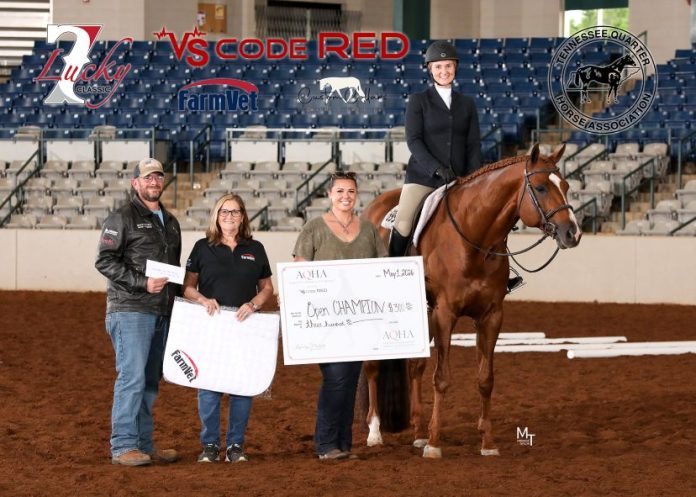 Lucky Seven Classic Non Pro and Open English Versatility Champion – Allison McCulley and Never Forgotten - TN1_7240